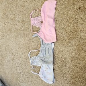 Set of 3 girls bras